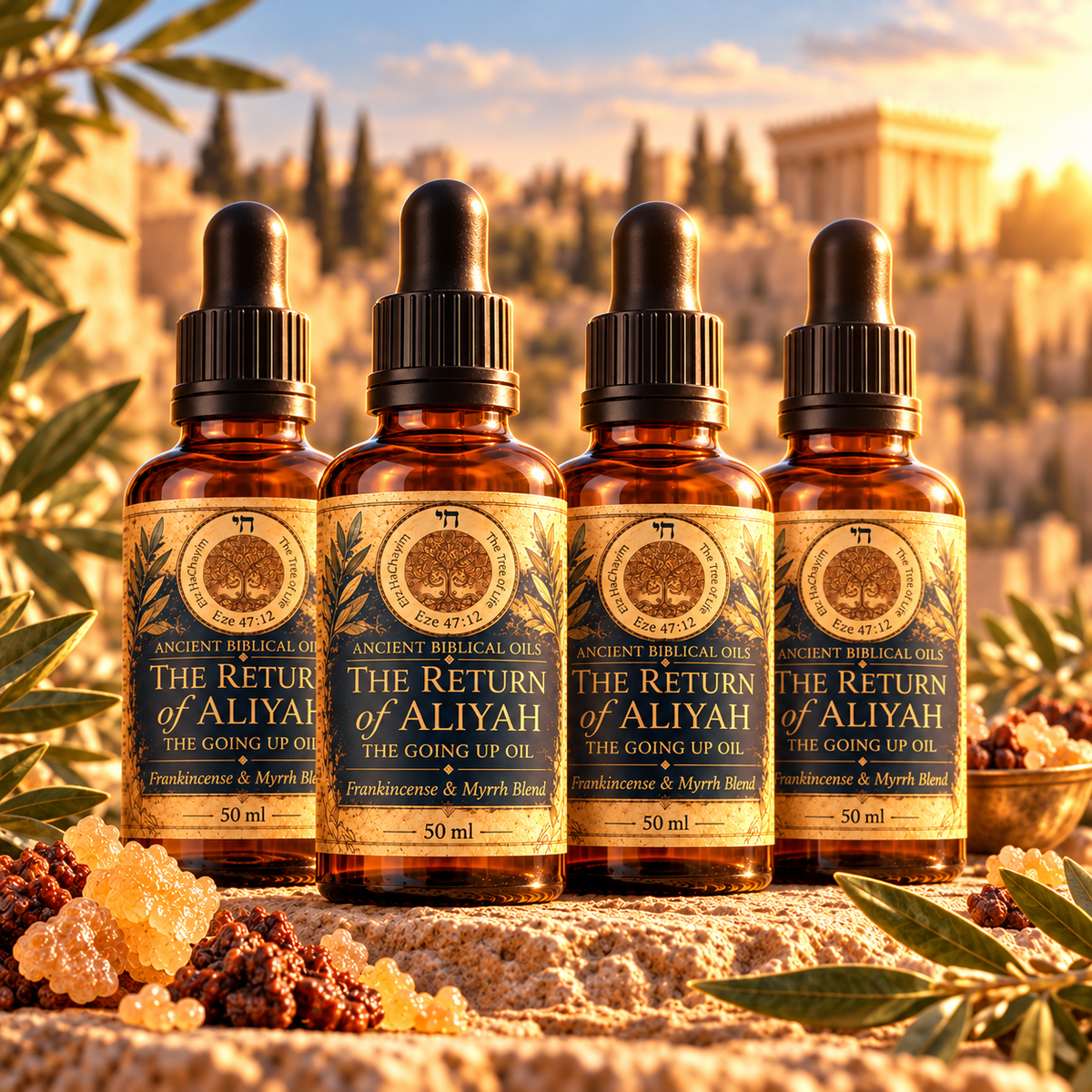 The Return of Aliyah | Limited Edition 4-Bottle Collection | 4 × 50 ml